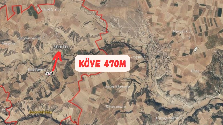 UŞAK EŞME ŞEHİTLİ KÖYÜNDE 550 M² ARSA SATILIKTIR - UŞAK EŞME fotoğraf 10